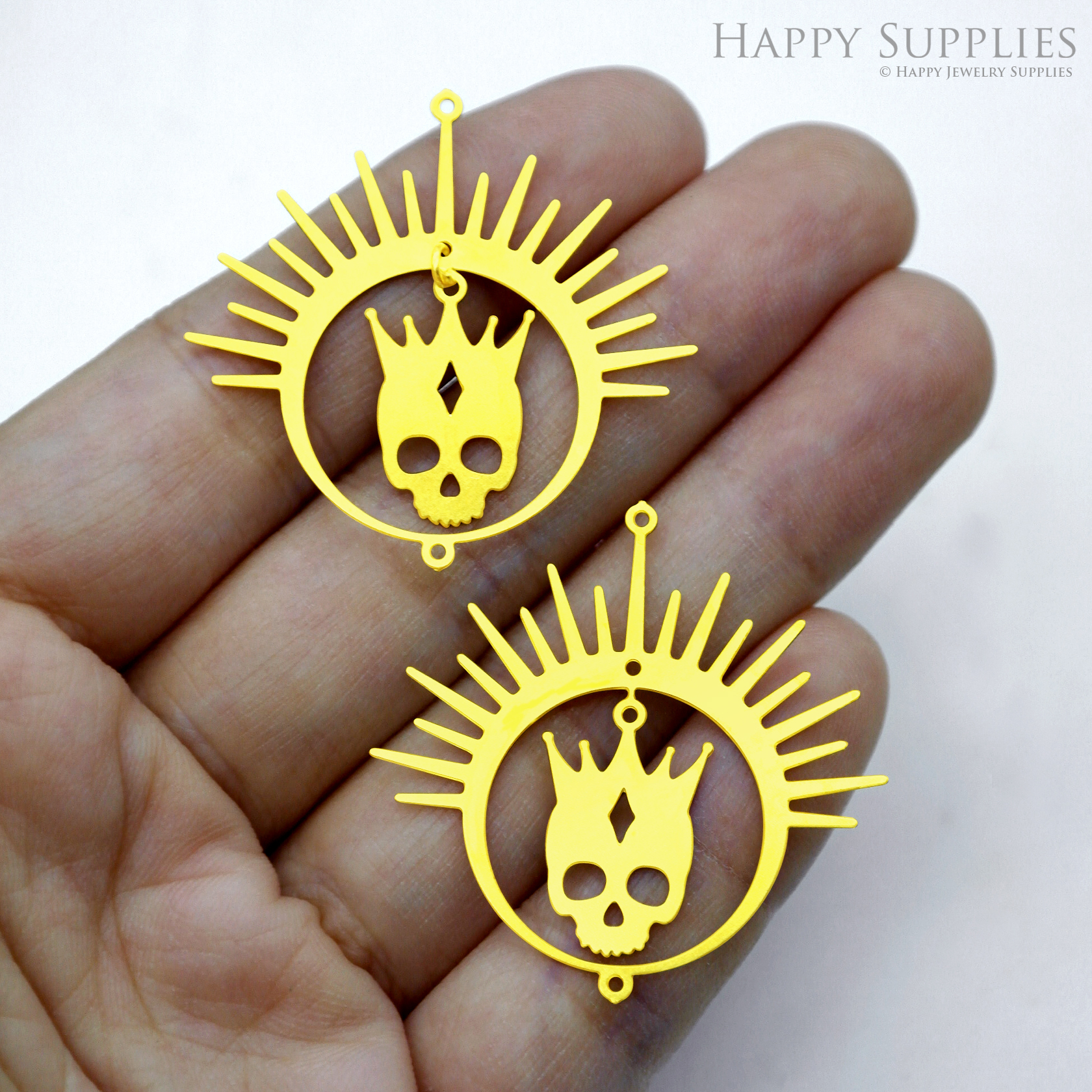 Stainless Steel Jewelry Charms, Skull Stainless Steel Earring Charms, Stainless Steel Silver Jewelry Pendants, Stainless Steel Silver Jewelry Findings, Stainless Steel Pendants Jewelry Wholesale (SSD2528)