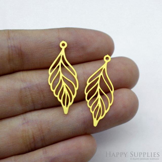 Stainless Steel Jewelry Charms, leaf Stainless Steel Earring Charms, Stainless Steel Silver Jewelry Pendants, Stainless Steel Silver Jewelry Findings, Stainless Steel Pendants Jewelry Wholesale (SSD2532)