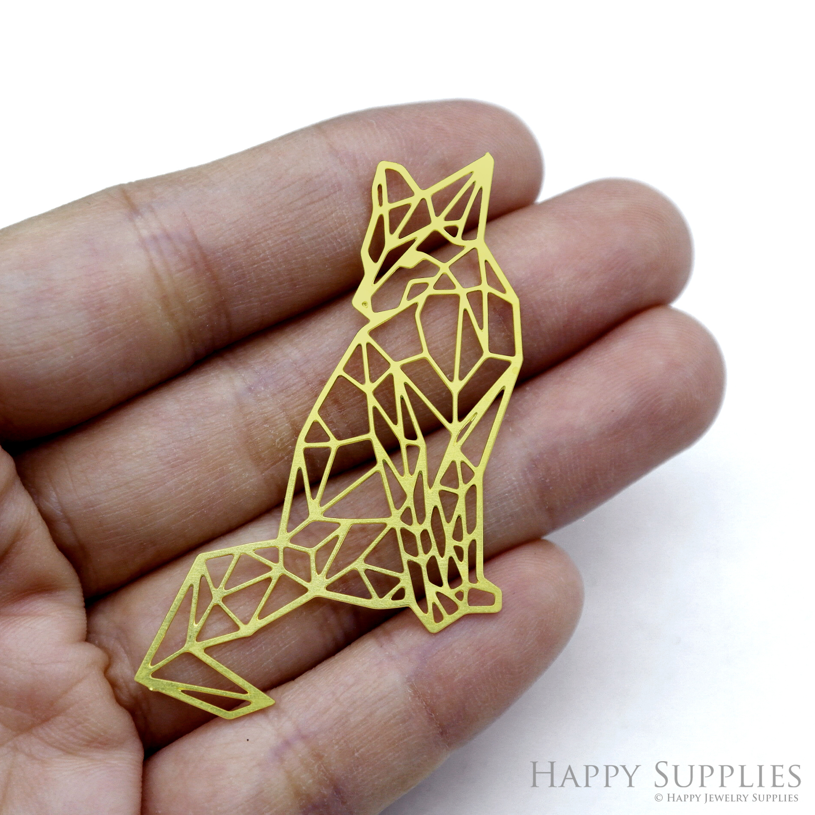 Stainless Steel Jewelry Charms, Fox Stainless Steel Earring Charms, Stainless Steel Silver Jewelry Pendants, Stainless Steel Silver Jewelry Findings, Stainless Steel Pendants Jewelry Wholesale (SSD2520)