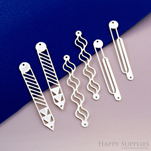 Stainless Steel Jewelry Charms, Water Ripple Stainless Steel Earring Charms, Stainless Steel Silver Jewelry Pendants, Stainless Steel Silver Jewelry Findings, Stainless Steel Pendants Jewelry Wholesale (SSD2537)