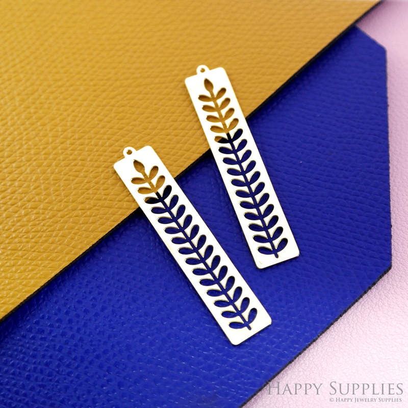 Stainless Steel Jewelry Charms, Leaf Stainless Steel Earring Charms, Stainless Steel Silver Jewelry Pendants, Stainless Steel Silver Jewelry Findings, Stainless Steel Pendants Jewelry Wholesale (D2548)