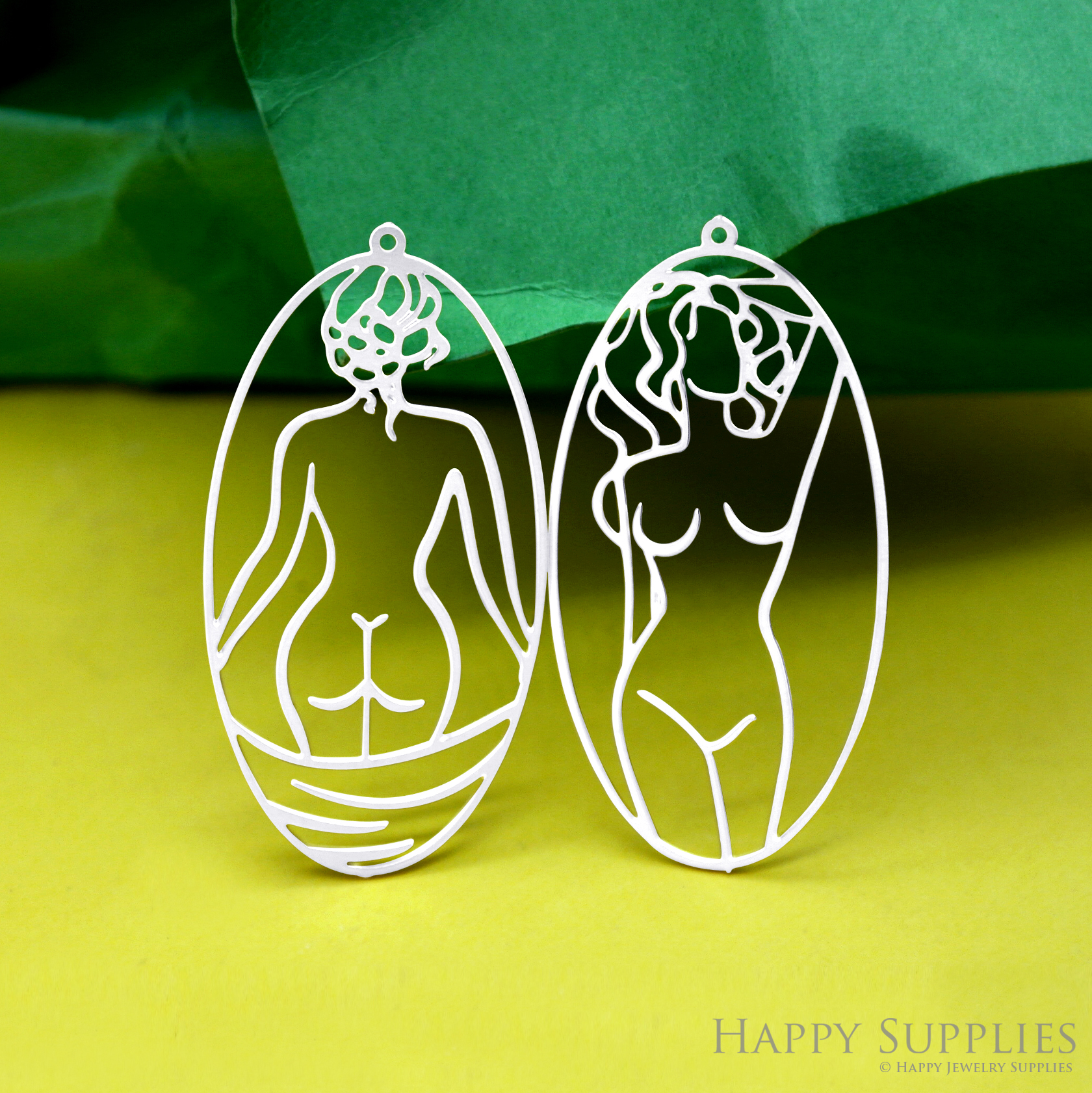 Stainless Steel Jewelry Charms, Woman Stainless Steel Earring Charms, Stainless Steel Silver Jewelry Pendants, Stainless Steel Silver Jewelry Findings, Stainless Steel Pendants Jewelry Wholesale (SSD2557)