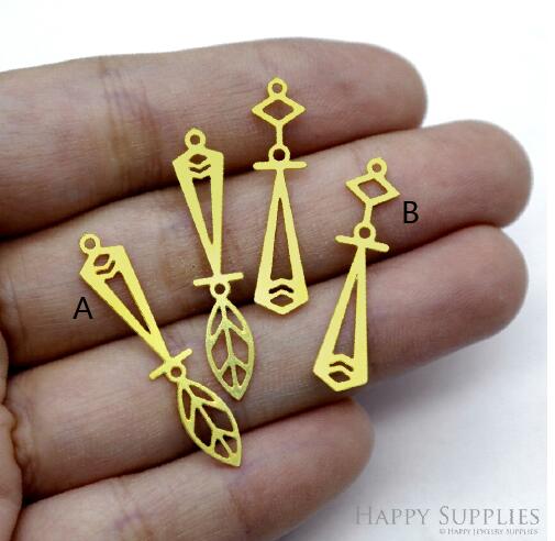 Stainless Steel Jewelry Charms, Brass Charms Geometry Stainless Steel Earring Charms, Stainless Steel Silver Jewelry Pendants, Stainless Steel Silver Jewelry Findings, Stainless Steel Pendants Jewelry Wholesale (SSD2529)