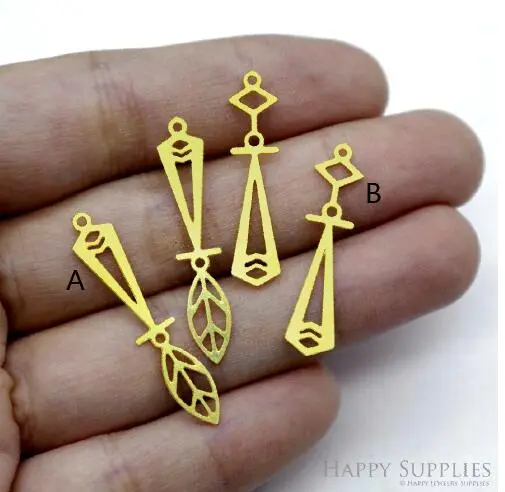 Stainless Steel Jewelry Charms, Geometry Stainless Steel Earring Charms, Stainless Steel Silver Jewelry Pendants, Stainless Steel Silver Jewelry Findings, Stainless Steel Pendants Jewelry Wholesale (SSD2529)