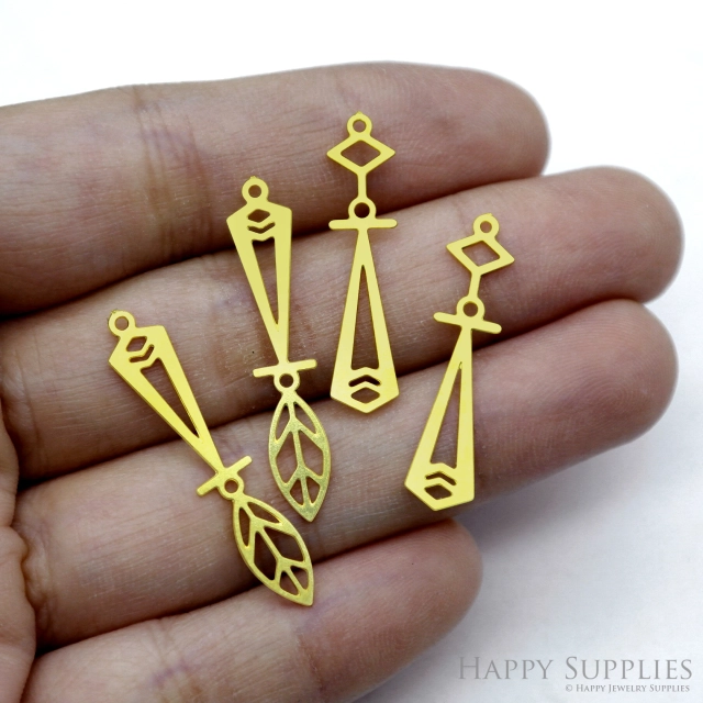 Stainless Steel Jewelry Charms, Geometry Stainless Steel Earring Charms, Stainless Steel Silver Jewelry Pendants, Stainless Steel Silver Jewelry Findings, Stainless Steel Pendants Jewelry Wholesale (SSD2529)