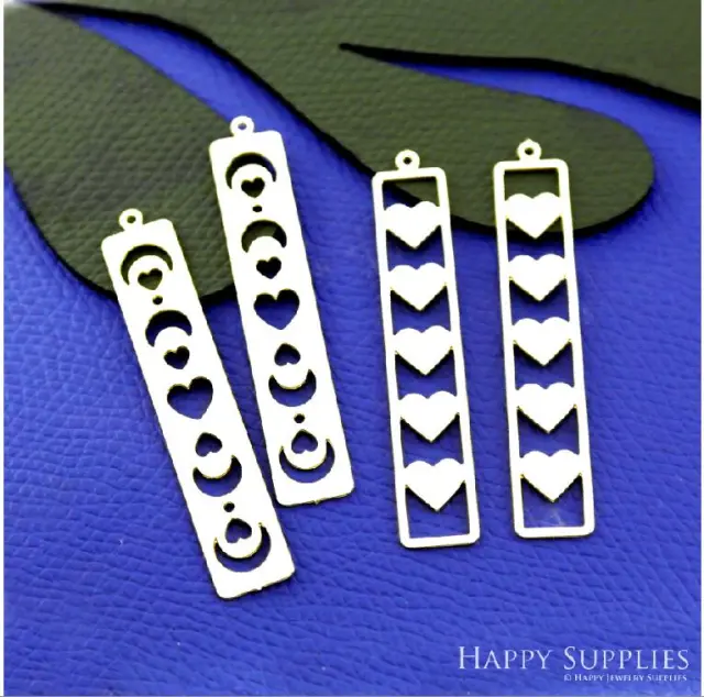 Stainless Steel Jewelry Charms, Heart Stainless Steel Earring Charms, Stainless Steel Silver Jewelry Pendants, Stainless Steel Silver Jewelry Findings, Stainless Steel Pendants Jewelry Wholesale (SSD2594)