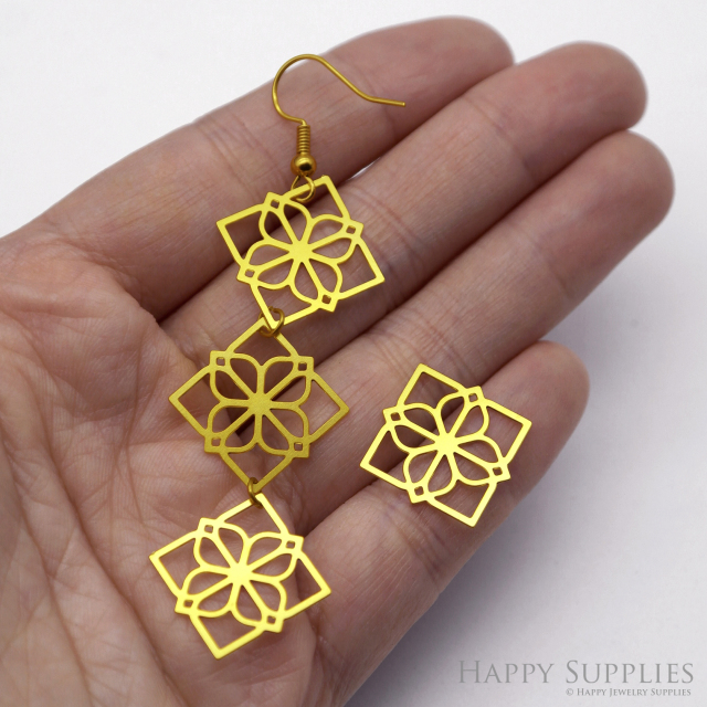 6pcs(1set) Stainless Steel Jewelry Charms, Geometric Stainless Steel Earring Charms, Stainless Steel Silver Jewelry Pendants, Stainless Steel Silver Jewelry Findings, Stainless Steel Pendants Jewelry Wholesale (SSD2649)