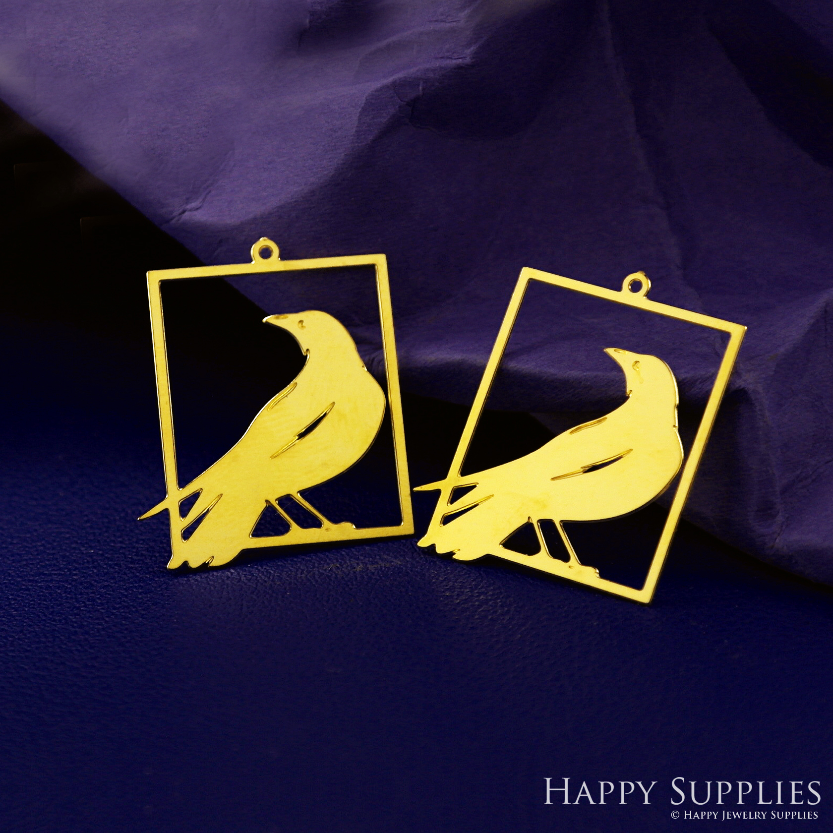 2pcs Stainless Steel Jewelry Charms, Bird Stainless Steel Earring Charms, Stainless Steel Silver Jewelry Pendants, Stainless Steel Silver Jewelry Findings, Stainless Steel Pendants Jewelry Wholesale (SSD2660)