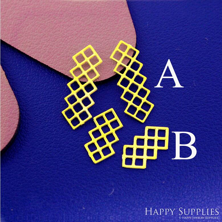 Stainless Steel Jewelry Charms, Geometric Stainless Steel Earring Charms, Stainless Steel Silver Jewelry Pendants, Stainless Steel Silver Jewelry Findings, Stainless Steel Pendants Jewelry Wholesale (SSD2673)