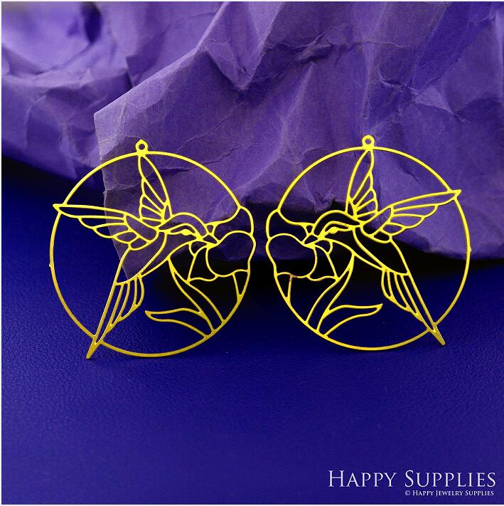 Stainless Steel Jewelry Charms, Raw Brass Charms,Bird Stainless Steel Earring Charms, Stainless Steel Silver Jewelry Pendants, Stainless Steel Silver Jewelry Findings, Stainless Steel Pendants Jewelry Wholesale (D2755)