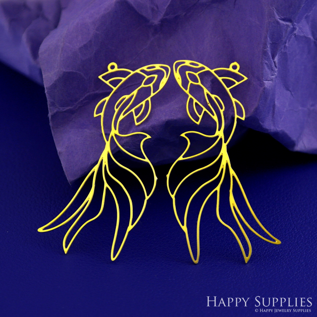Stainless Steel Jewelry Charms, Fish Stainless Steel Earring Charms, Stainless Steel Silver Jewelry Pendants, Stainless Steel Silver Jewelry Findings, Stainless Steel Pendants Jewelry Wholesale (SSD2759)