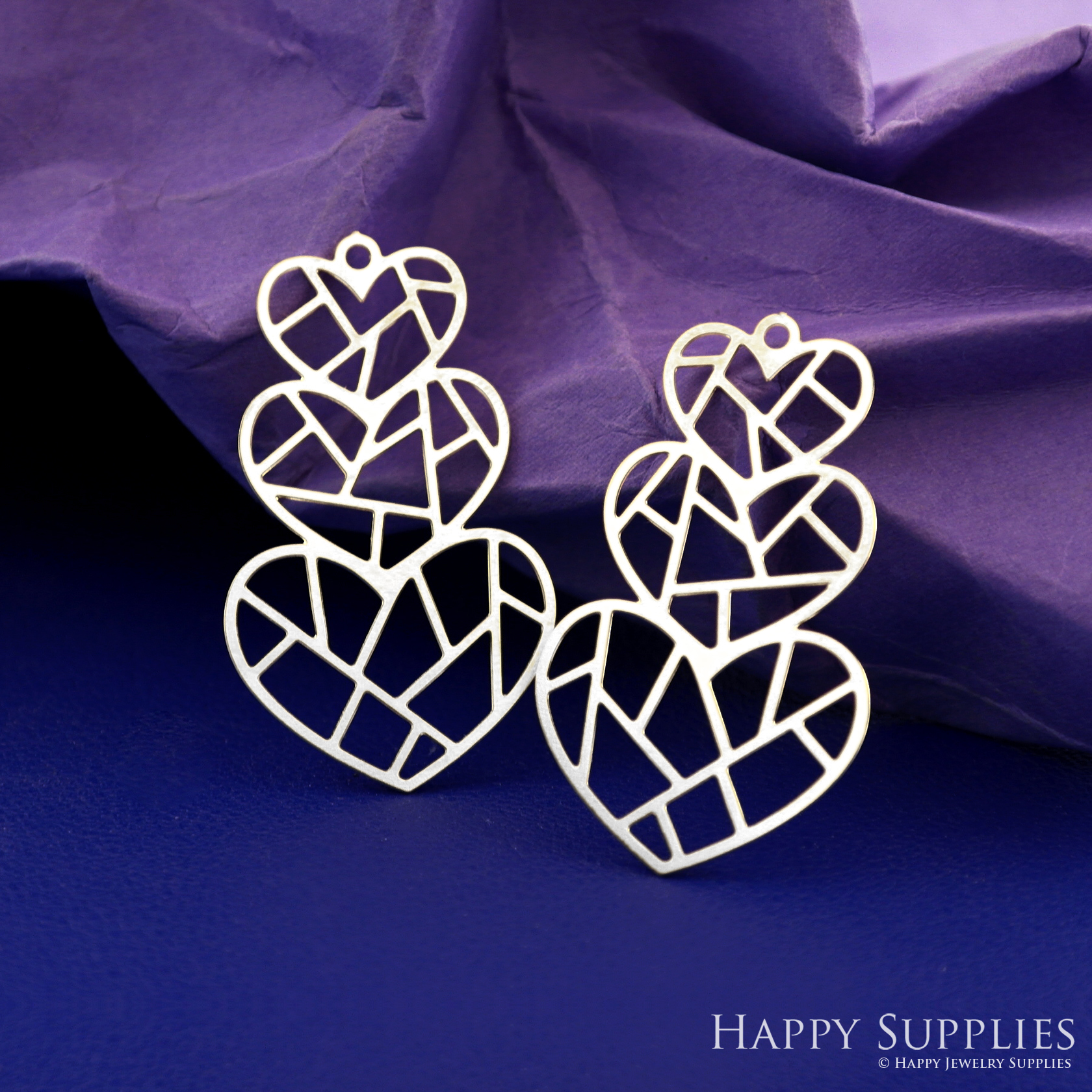 Stainless Steel Jewelry Charms, Raw Brass Charms, Heart Stainless Steel Earring Charms, Stainless Steel Silver Jewelry Pendants, Stainless Steel Silver Jewelry Findings, Stainless Steel Pendants Jewelry Wholesale (D2787)