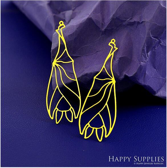 Stainless Steel Jewelry Charms, Halloween Bat Stainless Steel Earring Charms, Stainless Steel Silver Jewelry Pendants, Stainless Steel Silver Jewelry Findings, Stainless Steel Pendants Jewelry Wholesale (SSD2740)