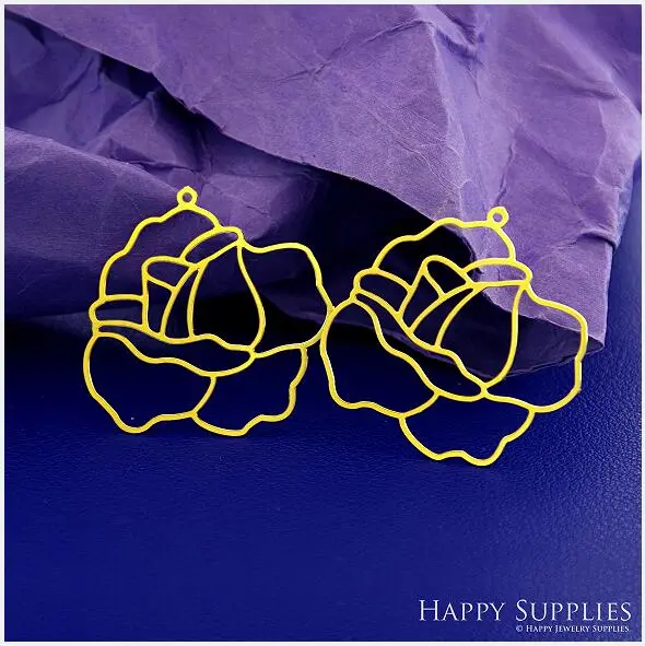 Stainless Steel Jewelry Charms, Flower Stainless Steel Earring Charms, Stainless Steel Silver Jewelry Pendants, Stainless Steel Silver Jewelry Findings, Stainless Steel Pendants Jewelry Wholesale (SSD2769)