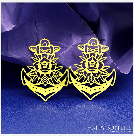 Stainless Steel Jewelry Charms, Brass Charms, Flower Charms, Earrings Findings, Stainless Steel Silver Jewelry Pendants, Brass Jewelry Findings, Stainless Steel Pendants Jewelry Wholesale (D2726)
