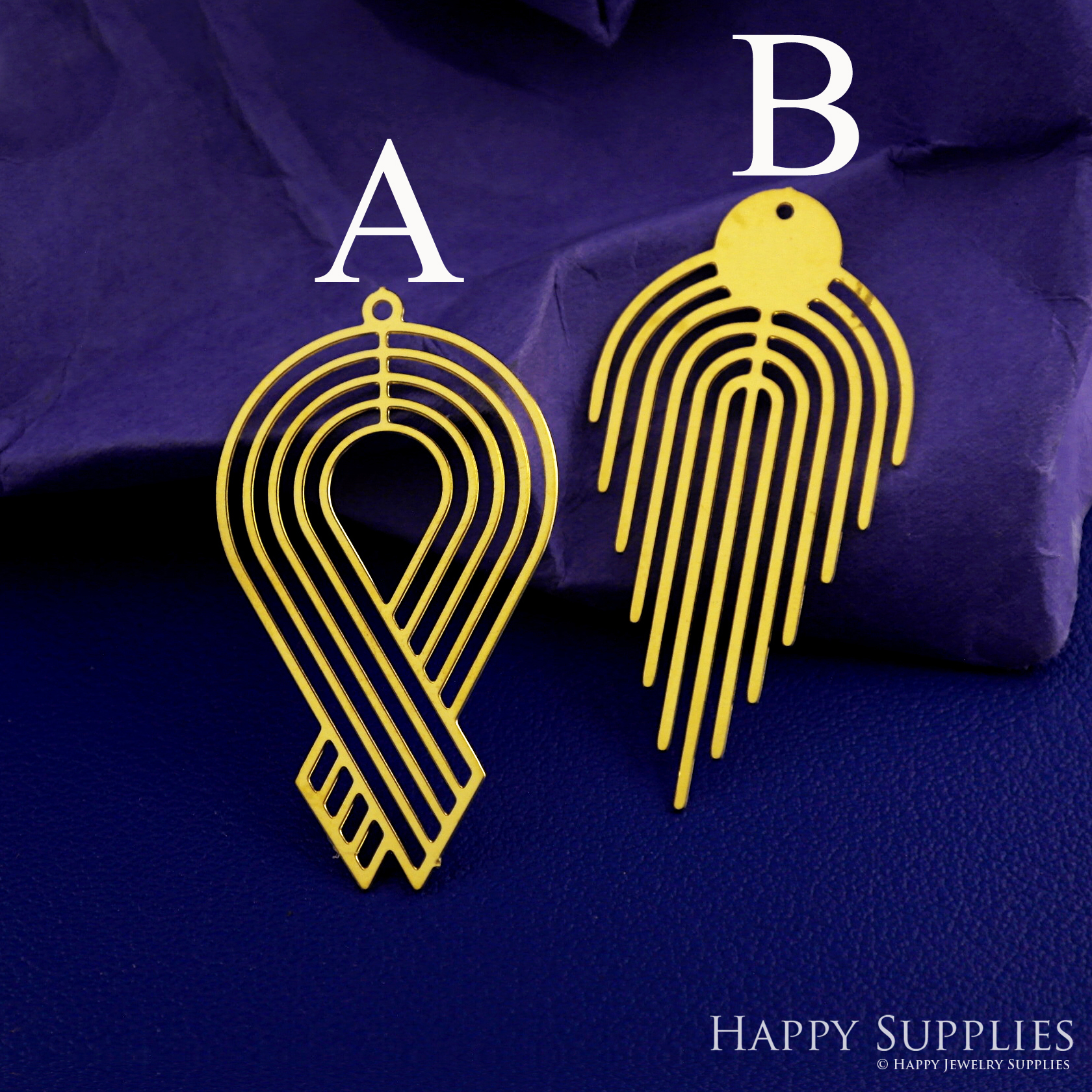 Stainless Steel Jewelry Charms, Raw Brass Charms, Water Ripple Charms, Earrings Findings, Stainless Steel Silver Jewelry Pendants, Stainless Steel Silver Jewelry Findings, Brassl Pendants Jewelry Wholesale (D2731)