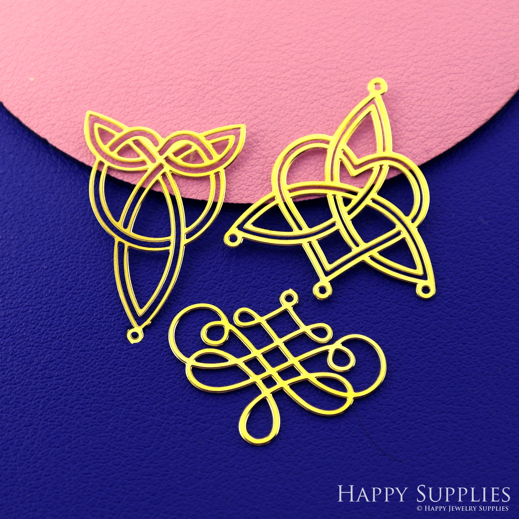 Stainless Steel Jewelry Charms, Geometric Stainless Steel Earring Charms, Knot Raw Brass Charms, Stainless Steel Silver Jewelry Pendants, Stainless Steel Silver Jewelry Findings, Stainless Steel Pendants Jewelry Wholesale (SSD2687)