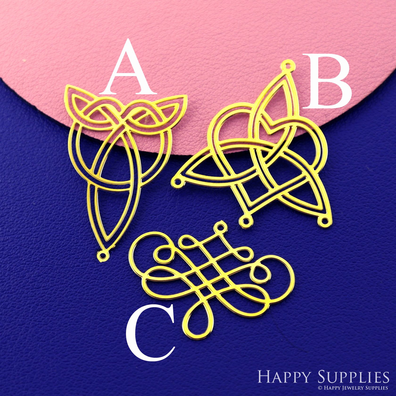 Stainless Steel Jewelry Charms, Geometric Stainless Steel Earring Charms, Knot Raw Brass Charms, Stainless Steel Silver Jewelry Pendants, Stainless Steel Silver Jewelry Findings, Stainless Steel Pendants Jewelry Wholesale (SSD2687)