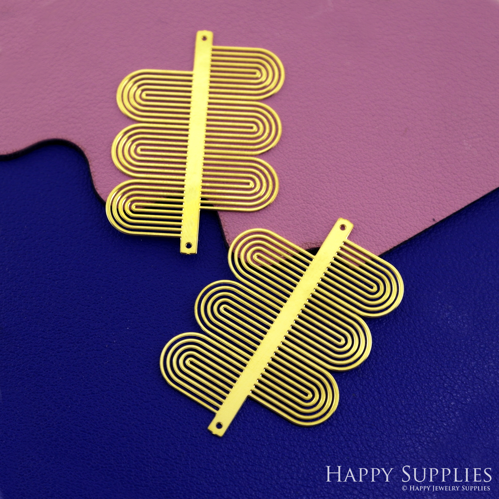 Stainless Steel Jewelry Charms, Brass Charms, Water Ripple Charms, Earrings Findings, Stainless Steel Silver Jewelry Pendants, Brass Jewelry Findings, Stainless Steel Pendants Jewelry Wholesale (SSD2679)
