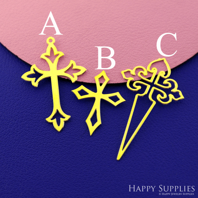 Stainless Steel Jewelry Charms, Geometric Stainless Steel Earring Charms, Brass Charms, Cross Charms, Stainless Steel Silver Jewelry Pendants, Stainless Steel Silver Jewelry Findings, Stainless Steel Pendants Jewelry Wholesale (D2690)