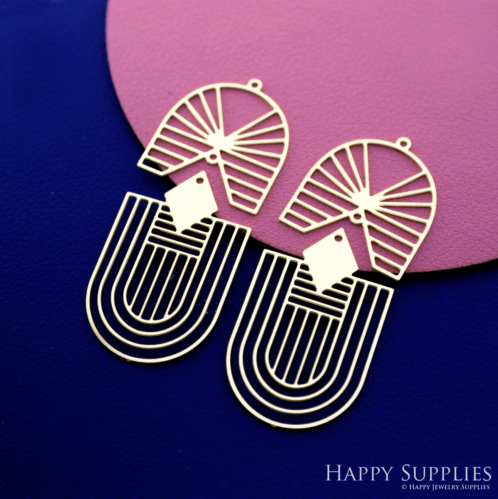 Stainless Steel Jewelry Charms, Raw Brass Charms, Water Ripple Charms, Earrings Findings, Stainless Steel Silver Jewelry Pendants, Stainless Steel Silver Jewelry Findings, Brassl Pendants Jewelry Wholesale (D2700)