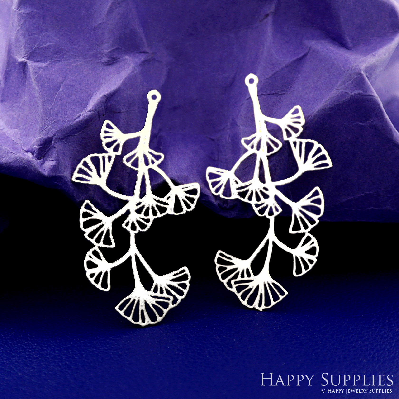 Stainless Steel Jewelry Charms, Brass Charms, Leaves Charms, Earrings Findings, Stainless Steel Silver Jewelry Pendants, Brass Jewelry Findings, Stainless Steel Pendants Jewelry Wholesale (SSD2696)
