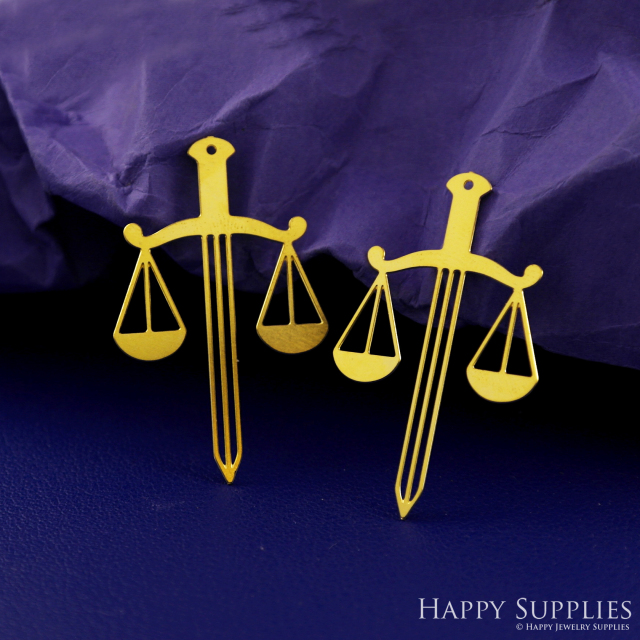 Stainless Steel Jewelry Charms, Brass Charms, Sword Charms, Earrings Findings, Stainless Steel Silver Jewelry Pendants, Brass Jewelry Findings, Stainless Steel Pendants Jewelry Wholesale (D2691)