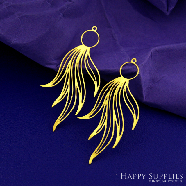 Stainless Steel Jewelry Charms, Brass Charms, Fishtail Charms, Earrings Findings, Stainless Steel Silver Jewelry Pendants, Brass Jewelry Findings, Stainless Steel Pendants Jewelry Wholesale (D2749)