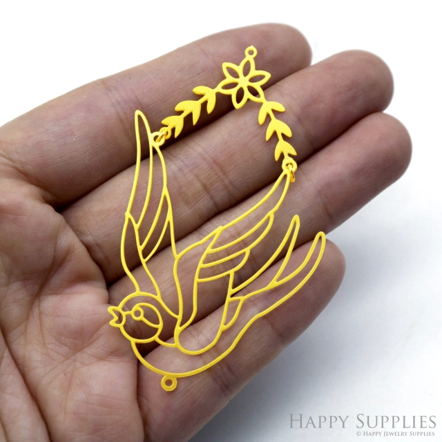 4pcs(1set) Stainless Steel Jewelry Charms, Raw Brass Charms, Bird charms, Geometric Stainless Steel Earring Charms, Brass Jewelry Pendants, Stainless Steel Silver Jewelry Findings, Brass Pendants Jewelry Wholesale (D2757)