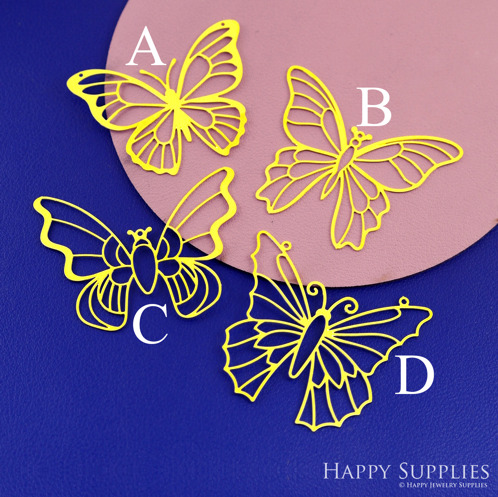 Stainless Steel Jewelry Charms, Raw Brass Charms, Butterfly Moth Charms, Earring Charms, Stainless Steel Silver Jewelry Pendants, Stainless Steel Silver Jewelry Findings, Stainless Steel Pendants Jewelry Wholesale (D2794)