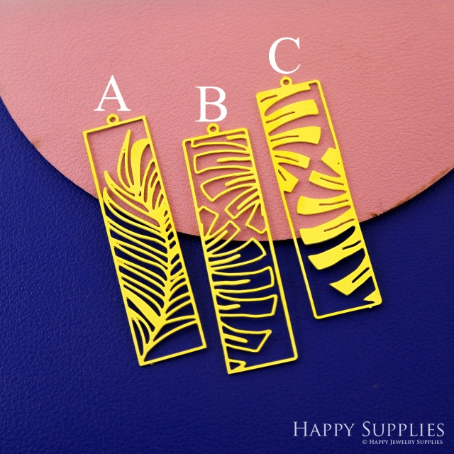 Stainless Steel Jewelry Charms, Raw Brass Charms, Monstera Leaf Charms, Earring Charms, Stainless Steel Silver Jewelry Pendants, Stainless Steel Silver Jewelry Findings, Stainless Steel Pendants Jewelry Wholesale (SSD2795)