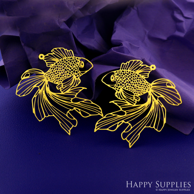 Stainless Steel Jewelry Charms, Raw Brass Charms, Fish Charms, Earrings Findings, Stainless Steel Silver Jewelry Pendants, Brass Jewelry Findings, Stainless Steel Pendants Jewelry Wholesale (D2800)
