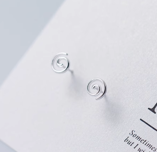 Stud Earrings,Sterling Silver Stud Earrings,Tiny Stud Earrings,Minimalist Earrings,Earrings Studs,Earring Findings, Geometry Earrings(YER079)