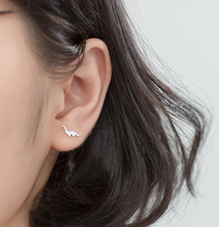 Stud Earrings,Sterling Silver Stud Earrings,Tiny Stud Earrings,Minimalist Earrings,Earrings Studs,Earring Findings, Dragon Earrings(YER096)