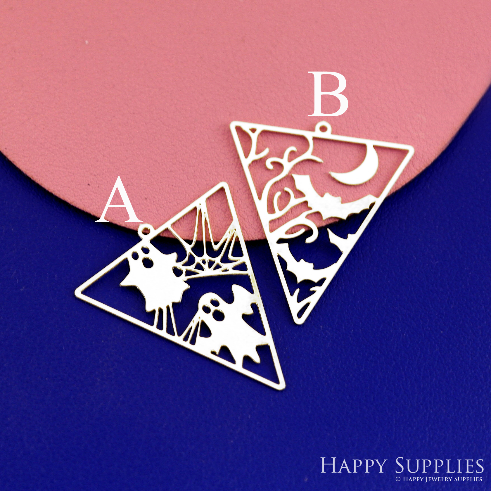 Stainless Steel Jewelry Charms, Raw Brass Charms, Halloween Charms, Earrings Findings, Stainless Steel Silver Jewelry Pendants, Brass Jewelry Findings, Stainless Steel Pendants Jewelry Wholesale (D2798)
