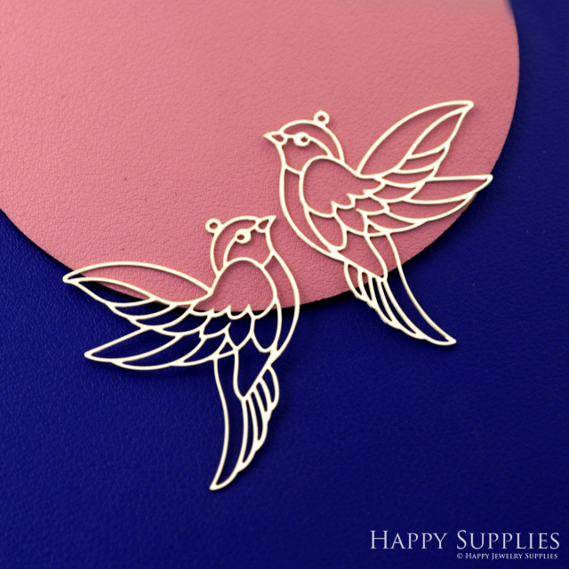 Stainless Steel Jewelry Charms, Raw Brass Charms, Bird Charms, Earrings Findings, Stainless Steel Silver Jewelry Pendants, Brass Jewelry Findings, Stainless Steel Pendants Jewelry Wholesale (D2801)