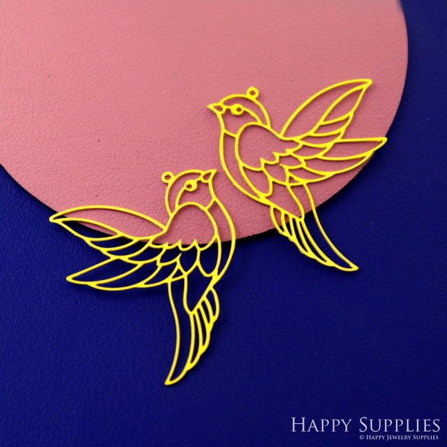 Stainless Steel Jewelry Charms, Raw Brass Charms, Bird Charms, Earrings Findings, Stainless Steel Silver Jewelry Pendants, Brass Jewelry Findings, Stainless Steel Pendants Jewelry Wholesale (D2801)