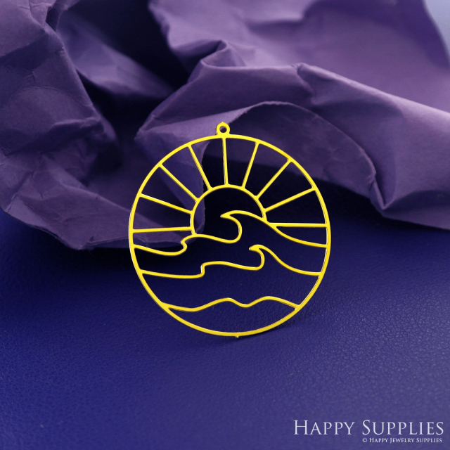 Stainless Steel Jewelry Charms, Raw Brass Charms, Sun Charms, Earrings Findings, Stainless Steel Silver Jewelry Pendants, Brass Jewelry Findings, Stainless Steel Pendants Jewelry Wholesale (D2807)