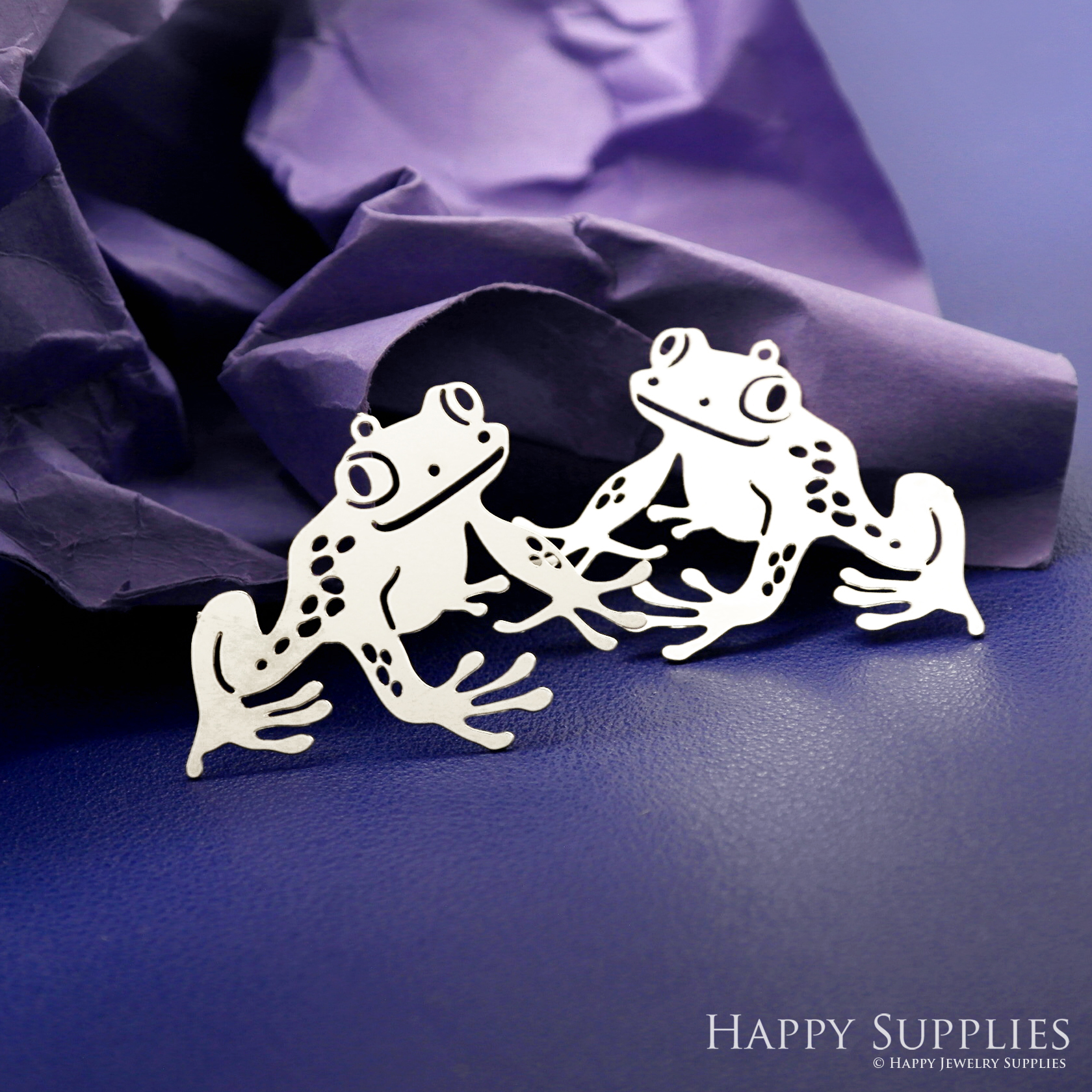Stainless Steel Jewelry Charms, Raw Brass Charms, Frog Charms, Earrings Findings, Stainless Steel Silver Jewelry Pendants, Brass Jewelry Findings, Stainless Steel Pendants Jewelry Wholesale (D2804)