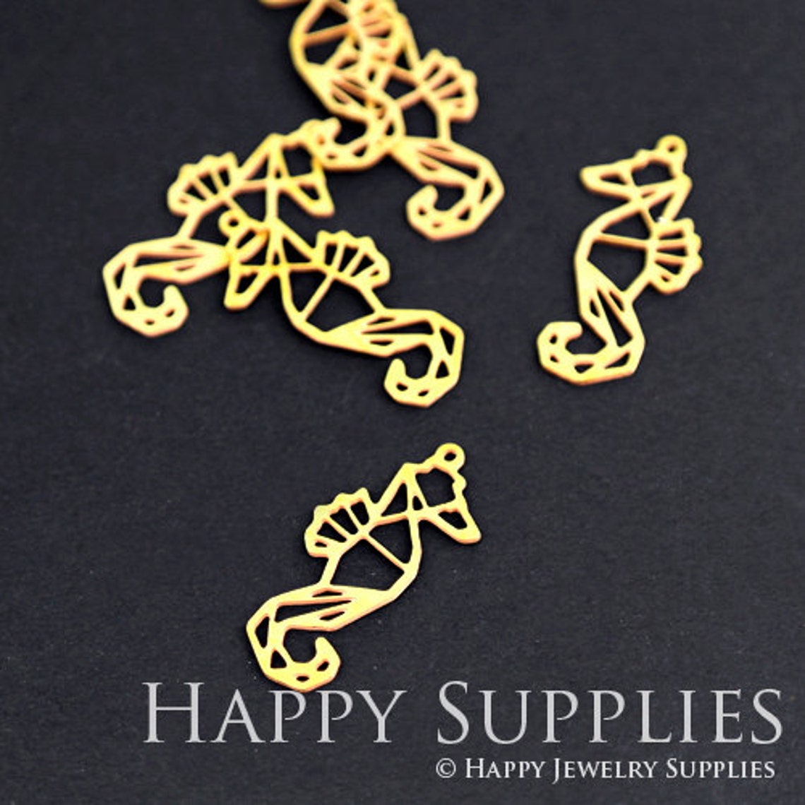 2pcs Brass Jewelry Charms,Hippocampus Raw Brass Earring Charms, Brass Jewelry Pendants, Raw Brass Jewelry Findings, Brass Pendants Jewelry Wholesale (RD077)