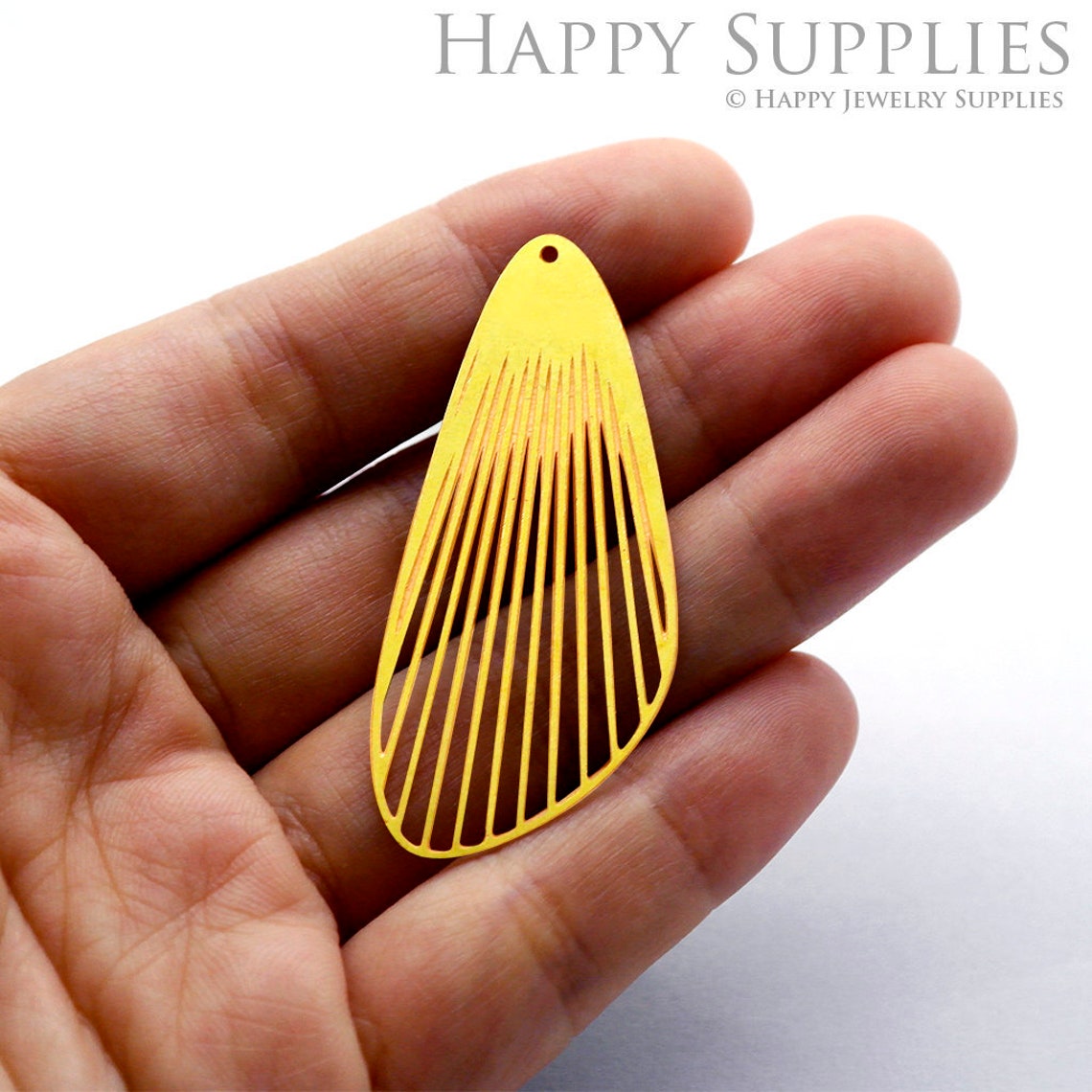 2pcs Brass Jewelry Charms, Leaf Raw Brass Earring Charms, Brass Jewelry Pendants, Raw Brass Jewelry Findings, Brass Pendants Jewelry Wholesale (RD004)