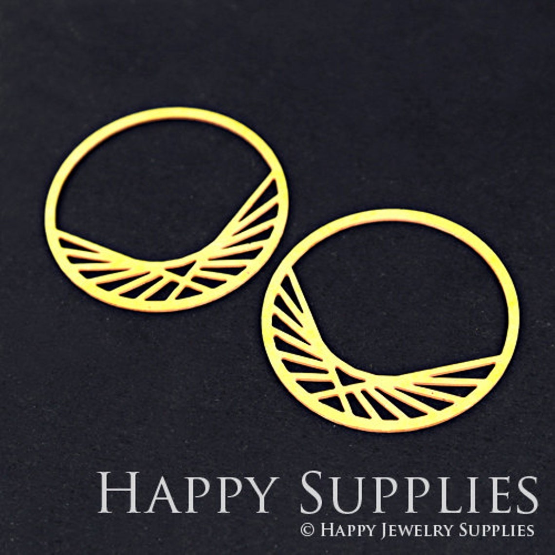 2pcs Brass Jewelry Charms, Round Raw Brass Earring Charms, Brass Jewelry Pendants, Raw Brass Jewelry Findings, Brass Pendants Jewelry Wholesale (RD152)