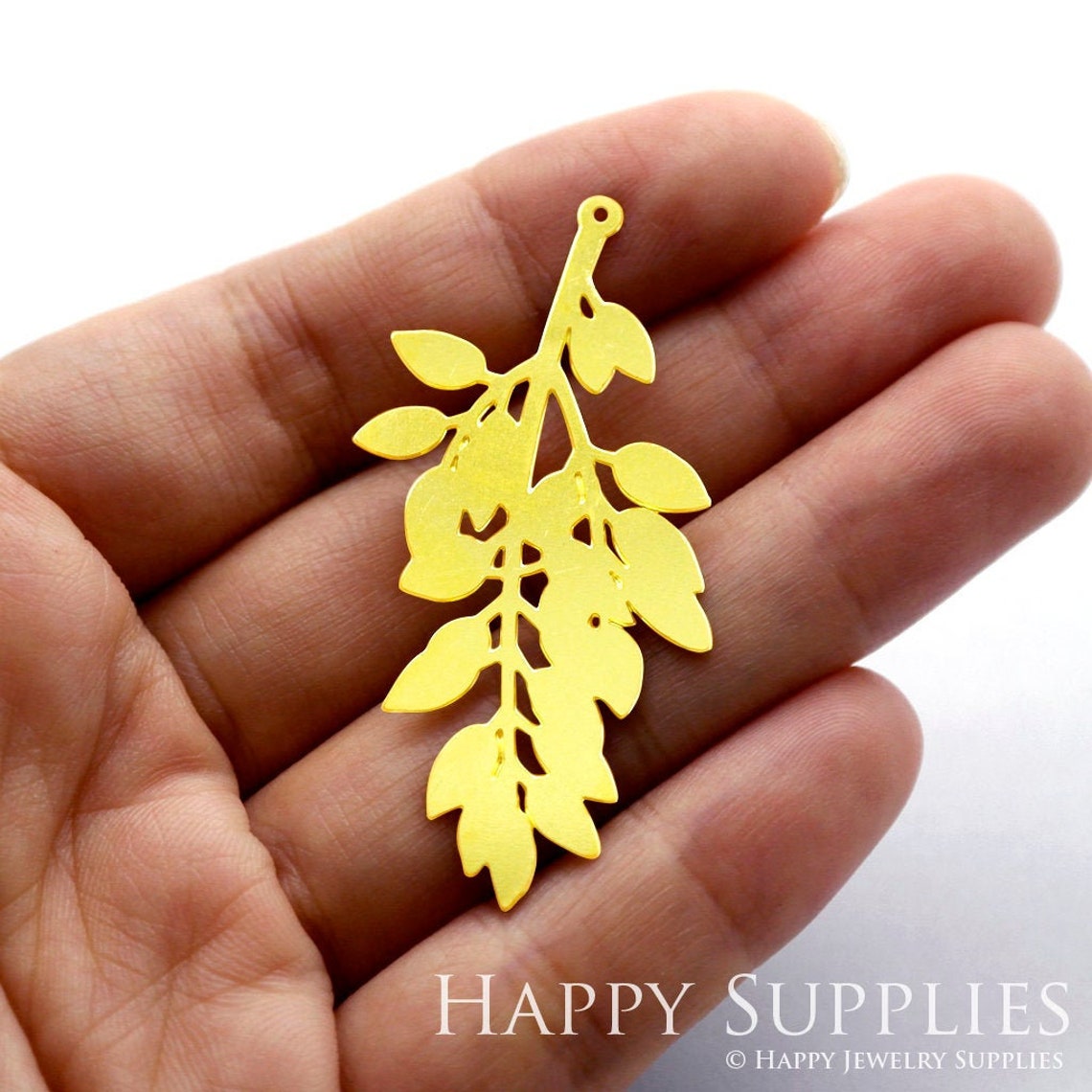 2pcs Brass Jewelry Charms, Leaf Raw Brass Earring Charms, Brass Jewelry Pendants, Raw Brass Jewelry Findings, Brass Pendants Jewelry Wholesale (RD199)