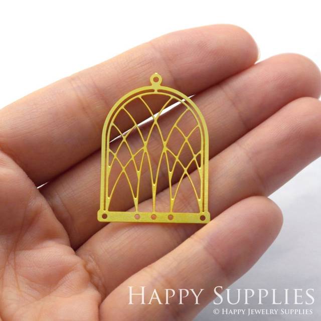 2pcs Brass Jewelry Charms, Geometry Raw Brass Earring Charms, Brass Jewelry Pendants, Raw Brass Jewelry Findings, Brass Pendants Jewelry Wholesale (RD1035)