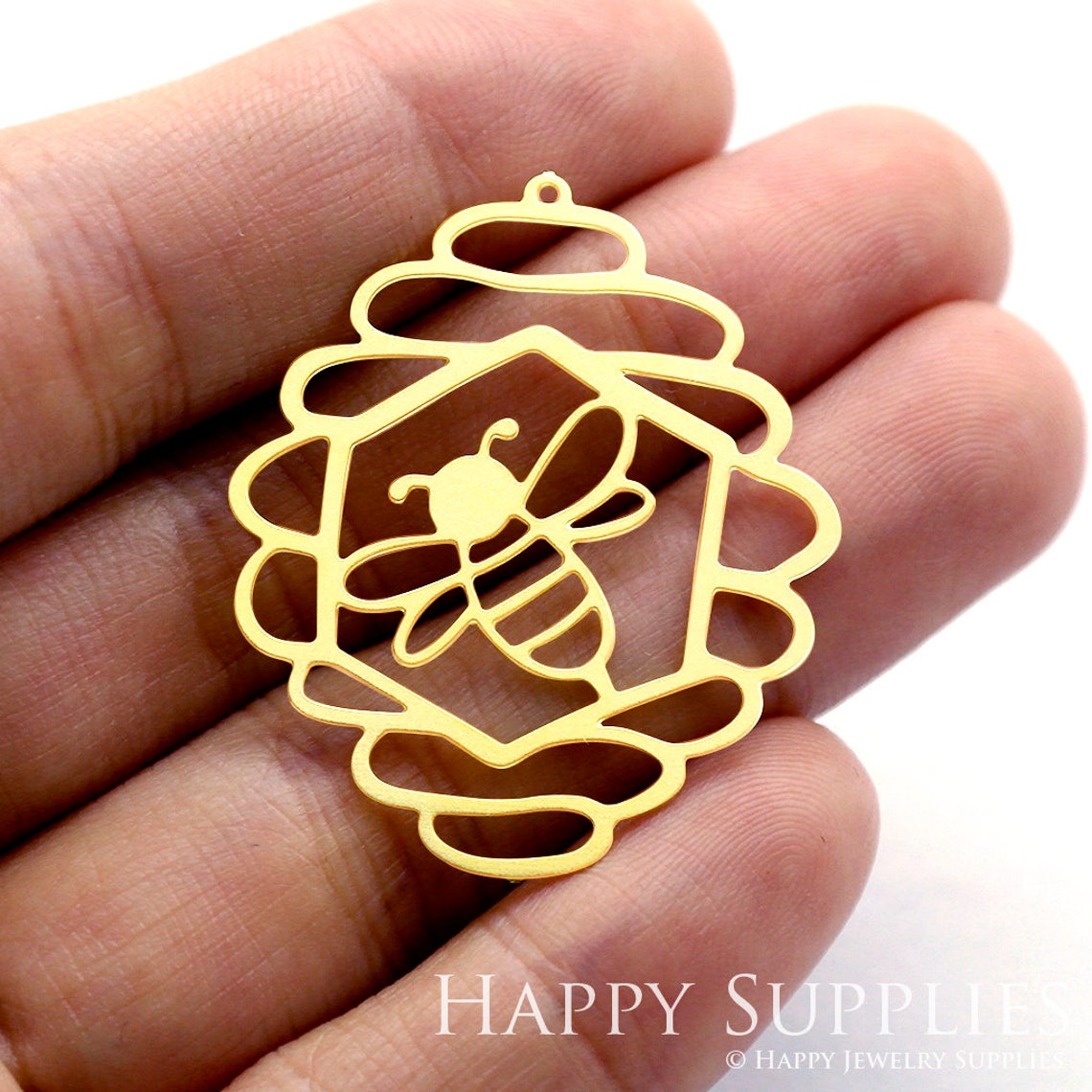 2pcs Brass Jewelry Charms, Bee Raw Brass Earring Charms, Brass Jewelry Pendants, Raw Brass Jewelry Findings, Brass Pendants Jewelry Wholesale (RD1334)
