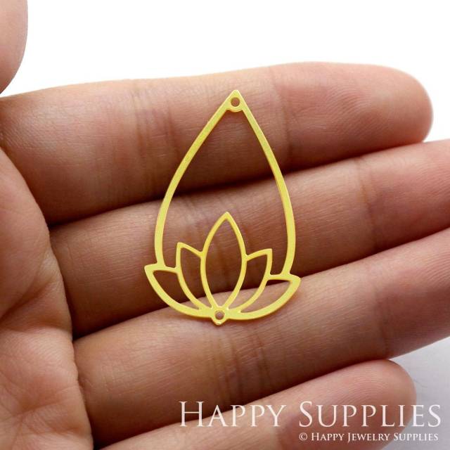 2pcs Brass Jewelry Charms, Drop Raw Brass Earring Charms, Brass Jewelry Pendants, Raw Brass Jewelry Findings, Brass Pendants Jewelry Wholesale (RD1194)