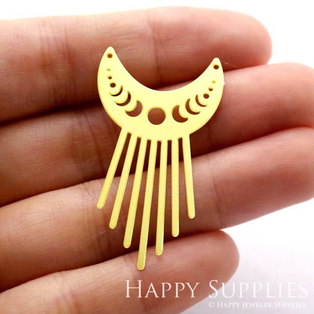 2pcs Brass Jewelry Charms, Geometric Raw Brass Earring Charms, Brass Jewelry Pendants, Raw Brass Jewelry Findings, Brass Pendants Jewelry Wholesale (RD1080)