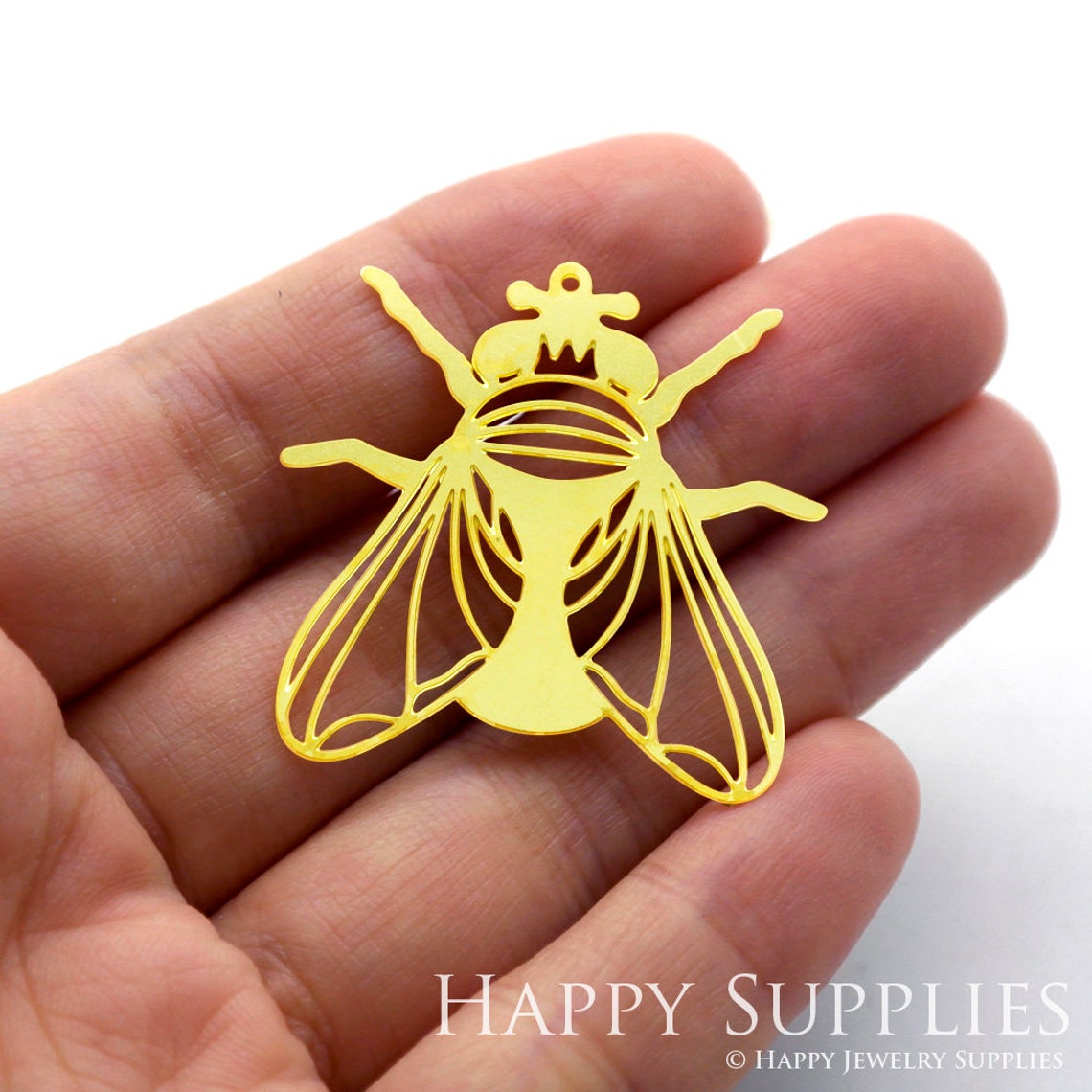 2pcs Brass Jewelry Charms, Geometric Cicada Raw Brass Earring Charms, Brass Jewelry Pendants, Raw Brass Jewelry Findings, Brass Pendants Jewelry Wholesale (RD1262)