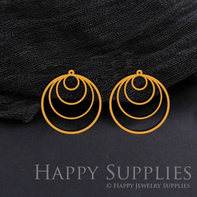 2pcs Brass Jewelry Charms,Round Raw Brass Earring Charms, Brass Jewelry Pendants, Raw Brass Jewelry Findings, Brass Pendants Jewelry Wholesale (RD1134)