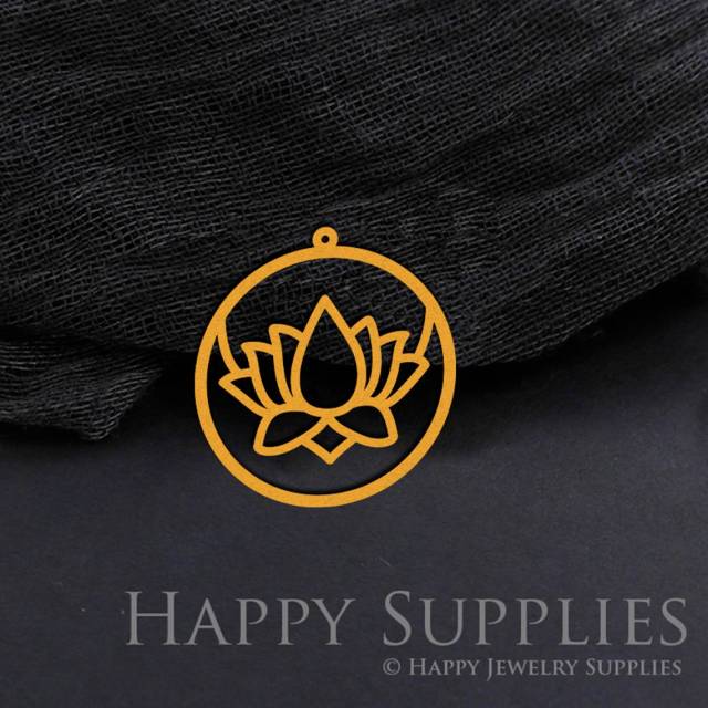 2pcs Brass Jewelry Charms, Flower Raw Brass Earring Charms, Brass Jewelry Pendants, Raw Brass Jewelry Findings, Brass Pendants Jewelry Wholesale (RD1003)